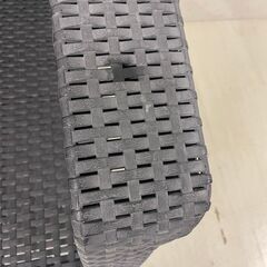  24871  ラタン調ガーデンチェア    ◆大阪市内・東大阪市他 6,000円以上ご購入で無料配達いたします！◆ ※高槻・枚方方面◆西宮・尼崎方面◆生駒方面　それぞれ条件付き無料配送あり！            の画像