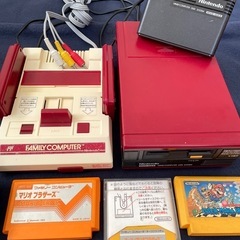 ファミコンAV仕様　ディスクシステム　純正アダプター　歴代スーパーマリオシリーズの画像