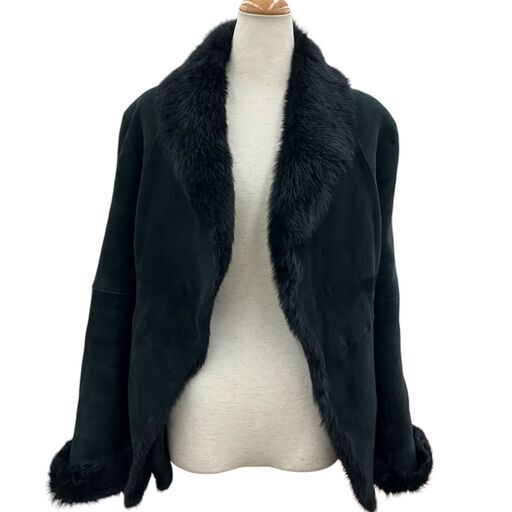 Donna Karan New York】ダナキャランリアルムートンコート❗️