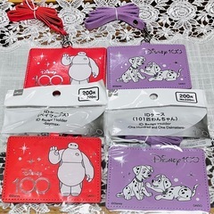 新品＊ディズニー100周年記念 IDケース ベイマックス(4個)・101匹わんちゃん(7個)の画像