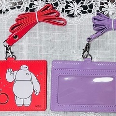 新品＊ディズニー100周年記念 IDケース ベイマックス(4個)・101匹わんちゃん(7個)の画像