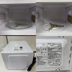 I629 🌈 Haier 電子レンジ 700Ｗ ⭐ 動作確認済 ⭐ クリーニングの画像