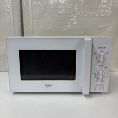 I629 🌈 Haier 電子レンジ 700Ｗ ⭐ 動作確認済 ⭐ クリーニングの画像