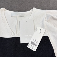 美品　CELFORD  ホールガーメントボリューム袖ワンピースの画像