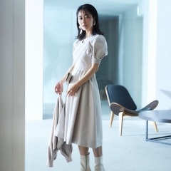 美品　CELFORD  ホールガーメントボリューム袖ワンピースの画像