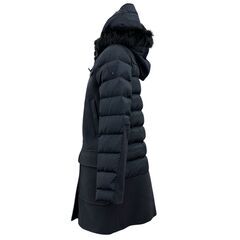 186000 TOMMY HILFIGER トミーヒルフィガー ダッフルコート XS ネイビー ポリエステル/ナイロン レディース [250204HM100248]の画像