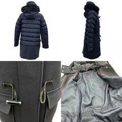 186000 TOMMY HILFIGER トミーヒルフィガー ダッフルコート XS ネイビー ポリエステル/ナイロン レディース [250204HM100248]の画像