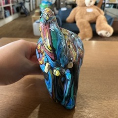 カラフル象🐘💕 可愛いロウソク🕯️ エレファントキャンドル ゾウ ぞう キャンドル カラフルの画像