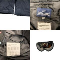 186001 現状品 SPALDING スポルディング ウィンタースポーツウェア 160cm ブルー ポリエステル キッズ 3点まとめ売り [250106HM060086]の画像