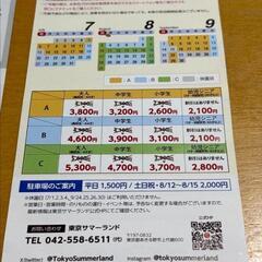 サマーランド割引券の画像