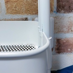 IKEA ロースフルト ワゴン 白の画像