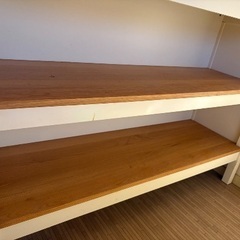 IKEA 美品　収納棚付　ダイニングテーブル　キャビネットの画像