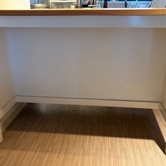 IKEA 美品　収納棚付　ダイニングテーブル　キャビネットの画像