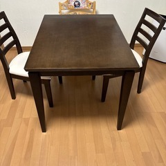 大塚家具 ダイニングテーブルセットの画像
