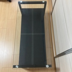 ガラステーブル　シンプル　オシャレの画像