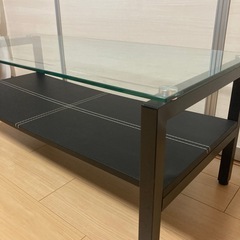 ガラステーブル　シンプル　オシャレの画像