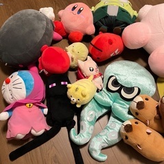 ぬいぐるみ　スプラ　ミニオン　カービーの画像