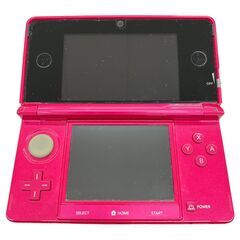 186000 現状品 任天堂 ／ Nintendo ニンテンドー ニンテンドー3DS CTR-001  ピンク [250113HM060237]の画像