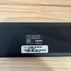 BUFFALO Type-C接続ドッキングステーション LUD-U3-CGDの画像