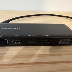 BUFFALO Type-C接続ドッキングステーション LUD-U3-CGDの画像