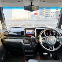 平成28年NBOXカスタム ターボSSパッケージ　車検２年付❗️シートヒーター  TV ETC ナビ　の画像