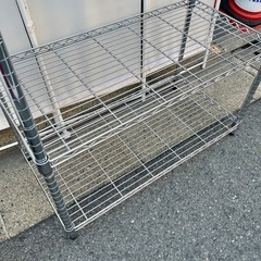 【武蔵小山店】　6段 スチールラック メタルラック ワイヤーラック 収納棚 スチールシェルフ メタルシェルフ ワイヤーシェルフ 棚 ラック シェルフ オープンシェルフ 業務用 rack shelf steel metal wireの画像