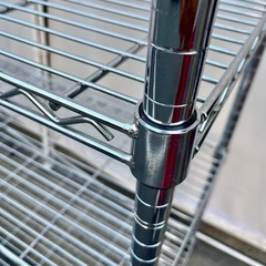 【武蔵小山店】　6段 スチールラック メタルラック ワイヤーラック 収納棚 スチールシェルフ メタルシェルフ ワイヤーシェルフ 棚 ラック シェルフ オープンシェルフ 業務用 rack shelf steel metal wireの画像