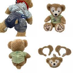 186001 現状品 Disney ディズニー ダッフィー　ぬいぐるみ　カチューシャ　ポシェット 5点まとめ売り [250204HM070055]の画像