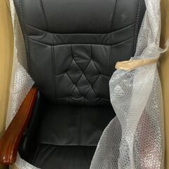 【新品】 エグゼクティブチェア 社長 椅子オフィスチェア 革張り 肘付き おしゃれ 高級リクライニング オットマンロッキング 牛革 ny472の画像