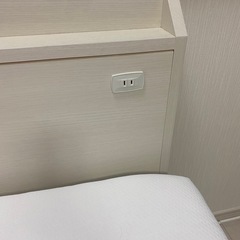 【美品】ニトリ シングルベッド（引き出し収納付き）＋マットレス セット／定価約6万円相当の画像