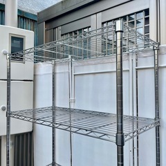 【武蔵小山店】　スチールラック メタルラック ワイヤーラック 収納棚 5段 
スチールシェルフ メタルシェルフ ワイヤーシェルフ 棚 ラック 業務用 rack shelf steel metal wireの画像