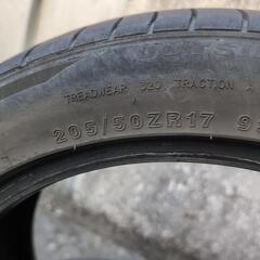 練習用に　205/50ZR17 2本セット の画像