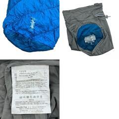 186001 mont-bell モンベル 寝袋 U.L.スーパースパイラル バロウバック 3 1121206  ブルー マミー型 [250227HM230104]の画像