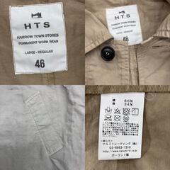 186000 HTS　HARROW TOWN STORES ロングコート L ベージュ コットン/麻 レディース [250304HM130337]の画像
