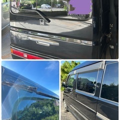 ホンダバモス　軽バン　黒　車検付きの画像