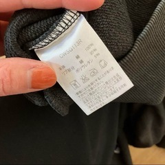 チャンピオンパーカーブラックの画像