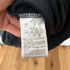 チャンピオンパーカー　黒の画像