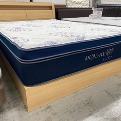 【愛品館 江戸川店 】 引き出し付き ダブルベッド NITORI（ニトリ）の画像