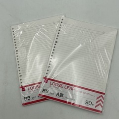 ルーズリーフ　バインダーセットの画像