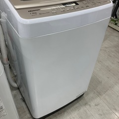 安心の6ヶ月間保証付き！Hisense 全自動洗濯機　7.5kg 2020年製【トレファク堺福田店】の画像