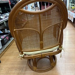 ☆ドリーム荒牧店☆☆ジモティー割引有☆ 回転ラタンチェアの画像