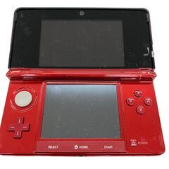 186000 現状品 Nintendo 任天堂 ニンテンドウ ニンテンドー3DS CTR-001  レッド [240329HM270102]の画像