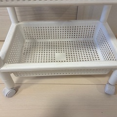 ワゴン　2段ラック　お譲りしますの画像
