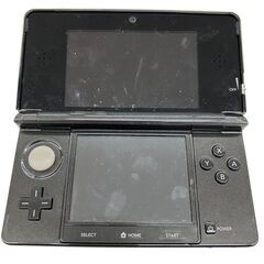 186000 現状品 任天堂 ニンテンドー ニンテンドー3DS Nintendo 3DS CTR-001  ブラック 本体 [240214HM230092]の画像