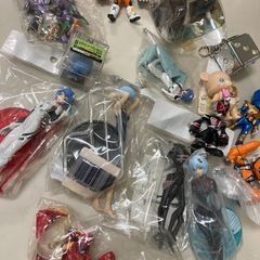 綾波レイなどエバンゲリオンおもちゃセットの画像