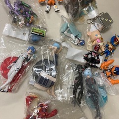 綾波レイなどエバンゲリオンおもちゃセットの画像