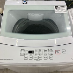 安心の6ヶ月間保証付き！ニトリ　全自動洗濯機　6.0kg 2019年製 　50hz/60hz【トレファク堺福田店】の画像