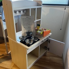 ままごと　キッチン
　木材の画像