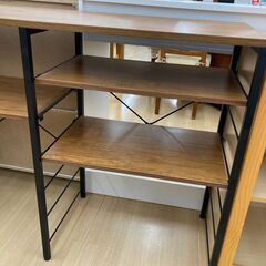 ★ジモティ割引あり★【リユースのサカイ野々市店】ラック ロータイプ ライトブラン W(幅)120×D(奥行き)40×H(高さ)86cm ※クリーニング済みの画像