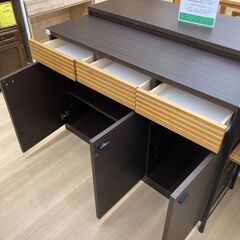 ★ジモティ割引あり★【リユースのサカイ野々市店】レンジ台 W(幅)120×D(奥行き)35×H(高さ)80cm ※クリーニング済みの画像